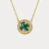 Four-leaf Clover Coin Necklace sold by Selenichast