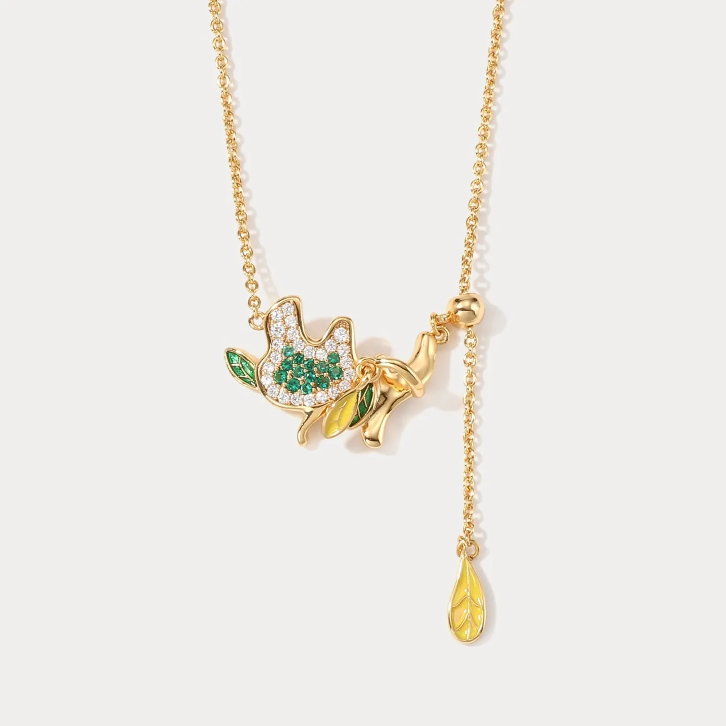 Four Leaf Clover Necklace sold by Selenichast