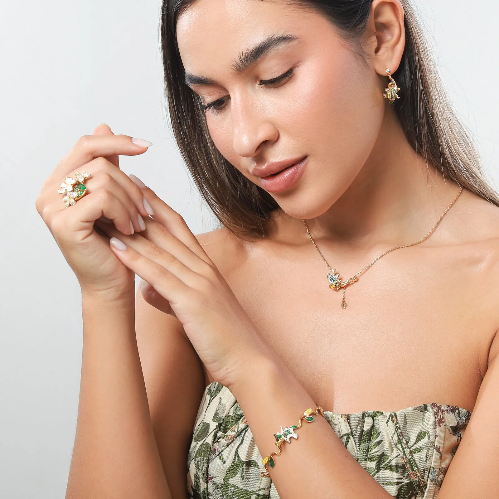 Four Leaf Clover Necklace sold by Selenichast product image thumbnail 5