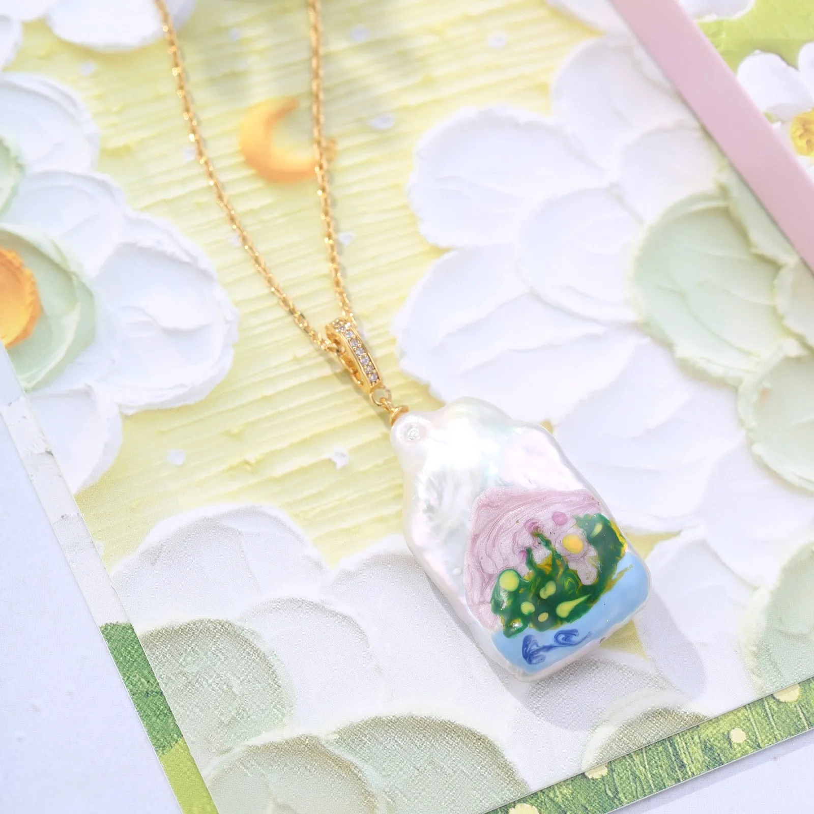 Baroque Pearl Necklace sold by Selenichast product image thumbnail 2