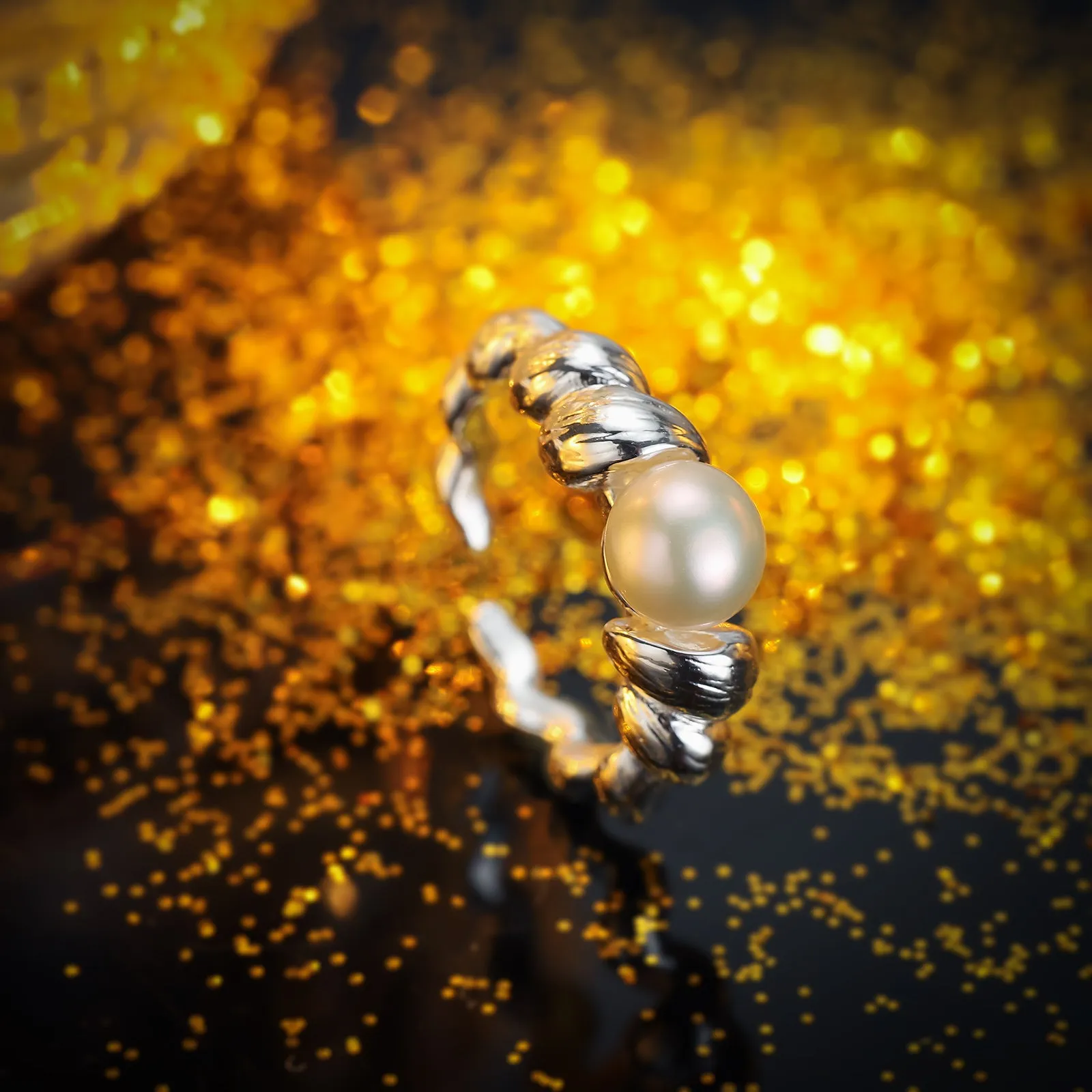 Sterling Silver Chunky Ring sold by Selenichast product image thumbnail 3