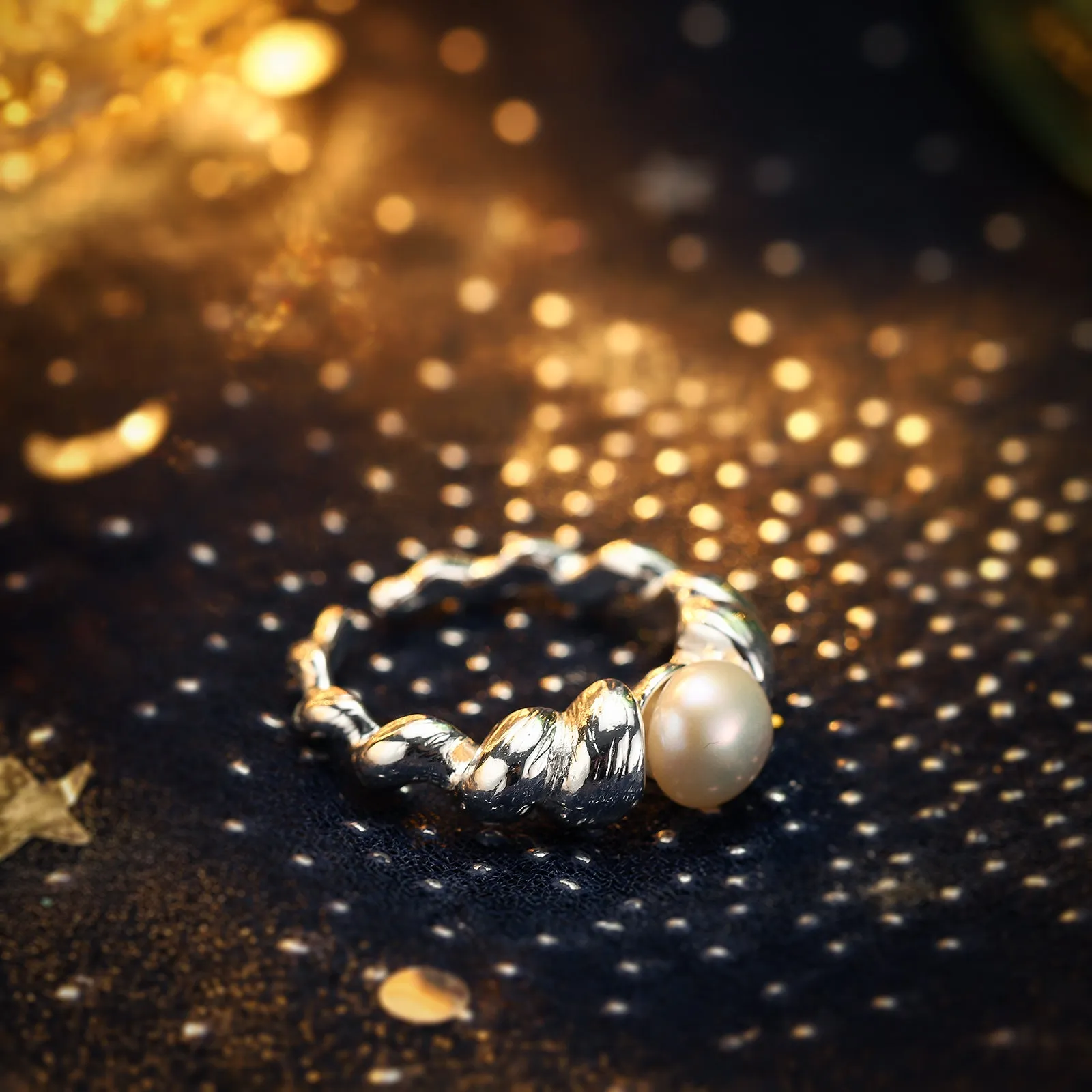 Sterling Silver Chunky Ring sold by Selenichast product image thumbnail 2