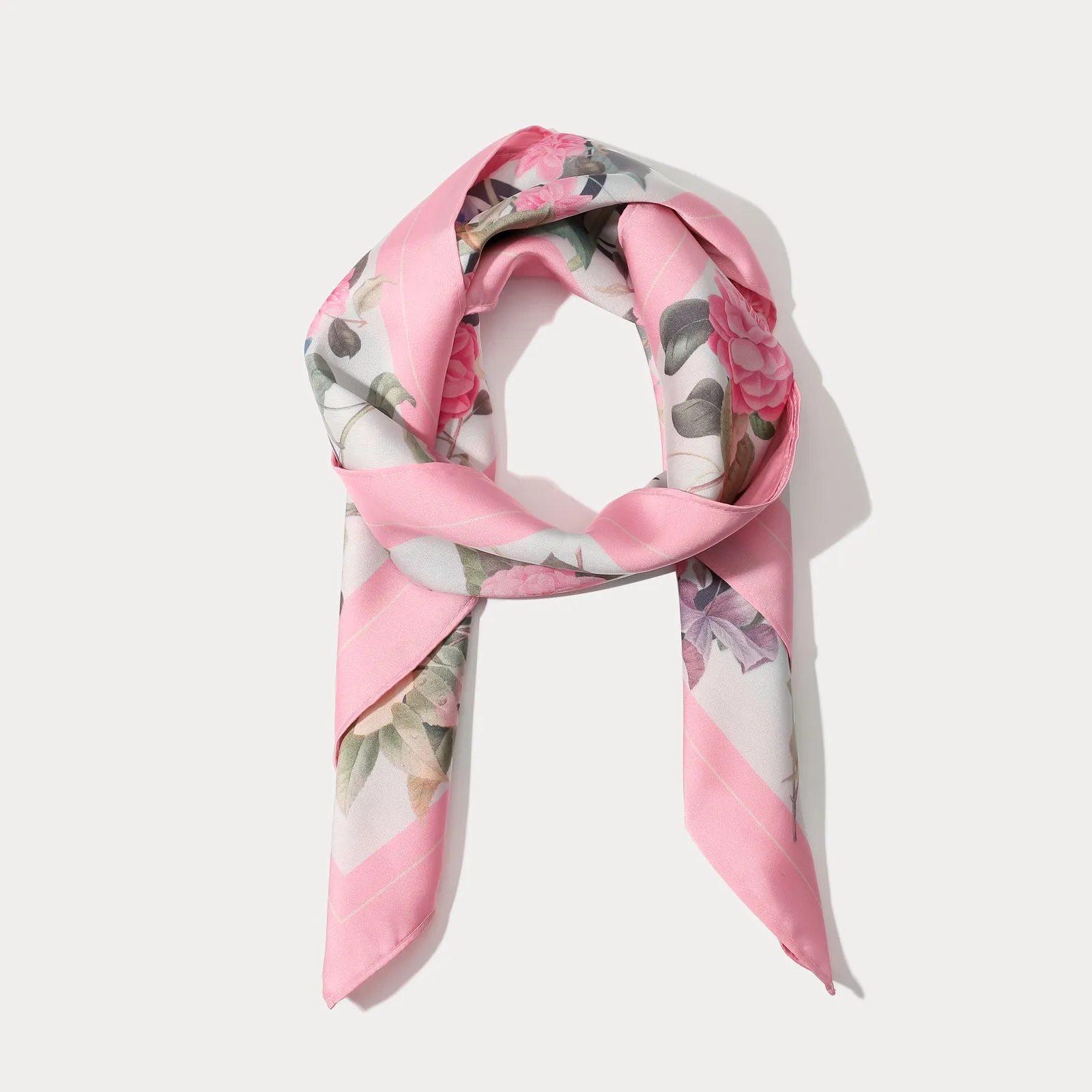 Floral Silk Square Scarf sold by Selenichast product image thumbnail 4