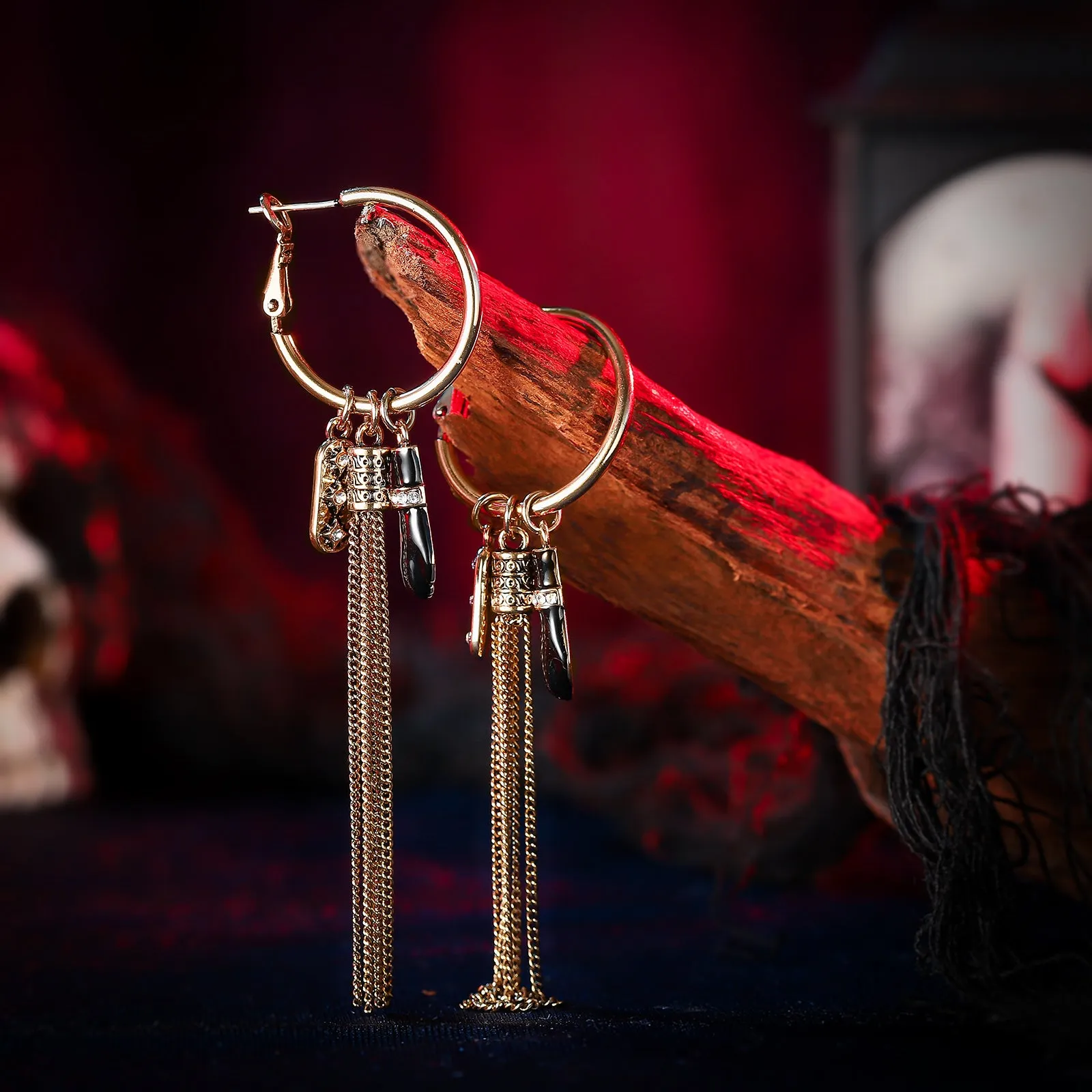 Azabache Hand Earrings sold by Selenichast product image thumbnail 3