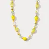 Raspberry Beaded Necklace sold by Selenichast