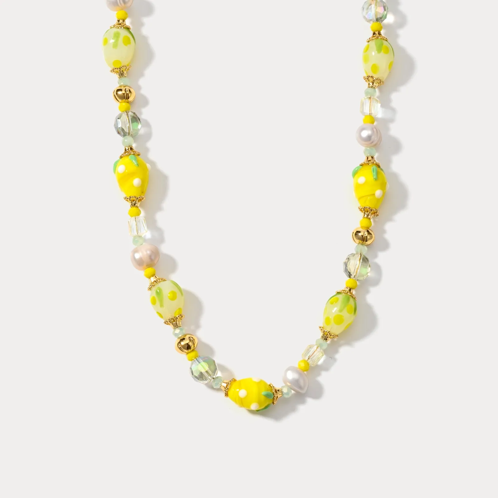 Raspberry Beaded Necklace sold by Selenichast product image thumbnail 2