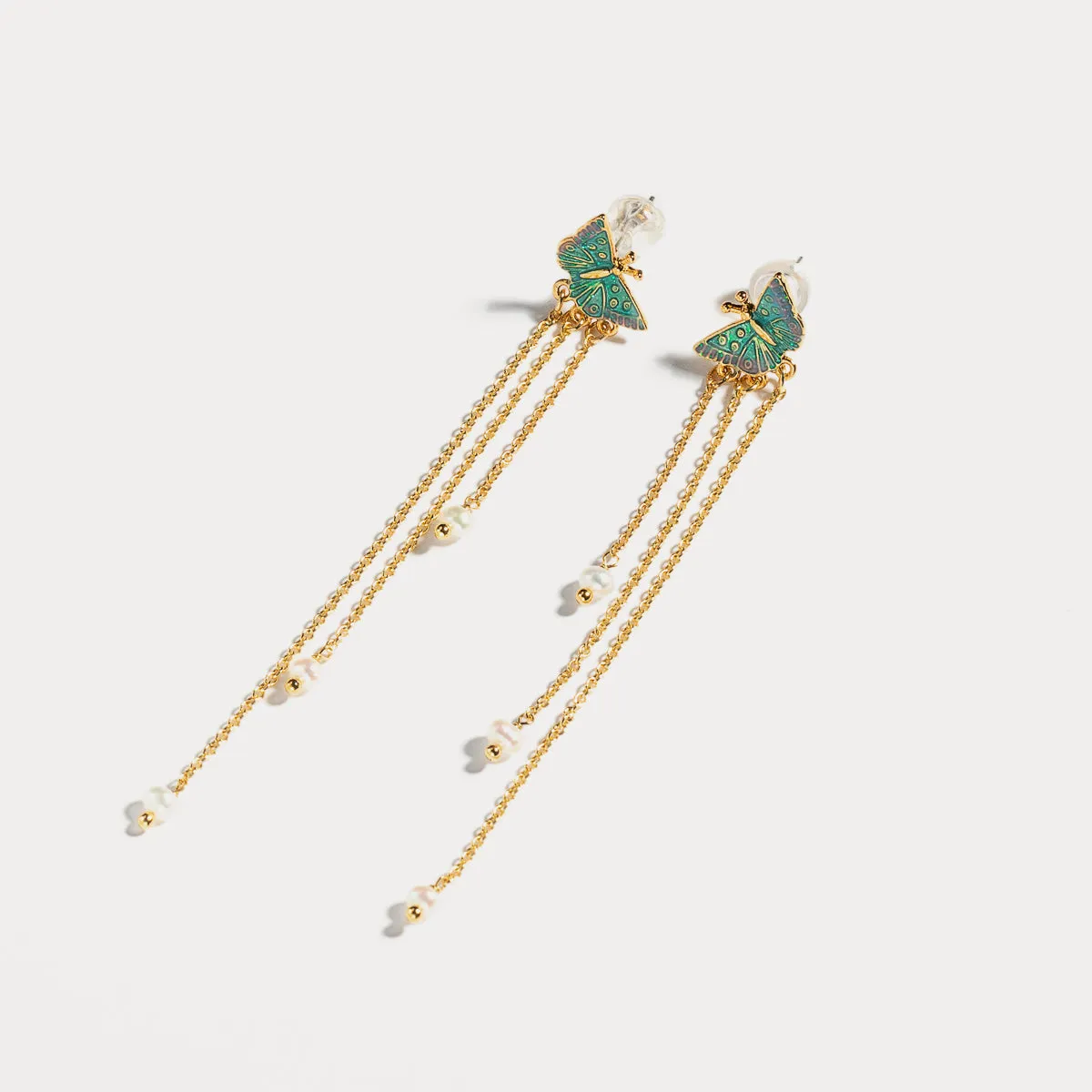 Butterfly Tassel Earrings sold by Selenichast product image thumbnail 3