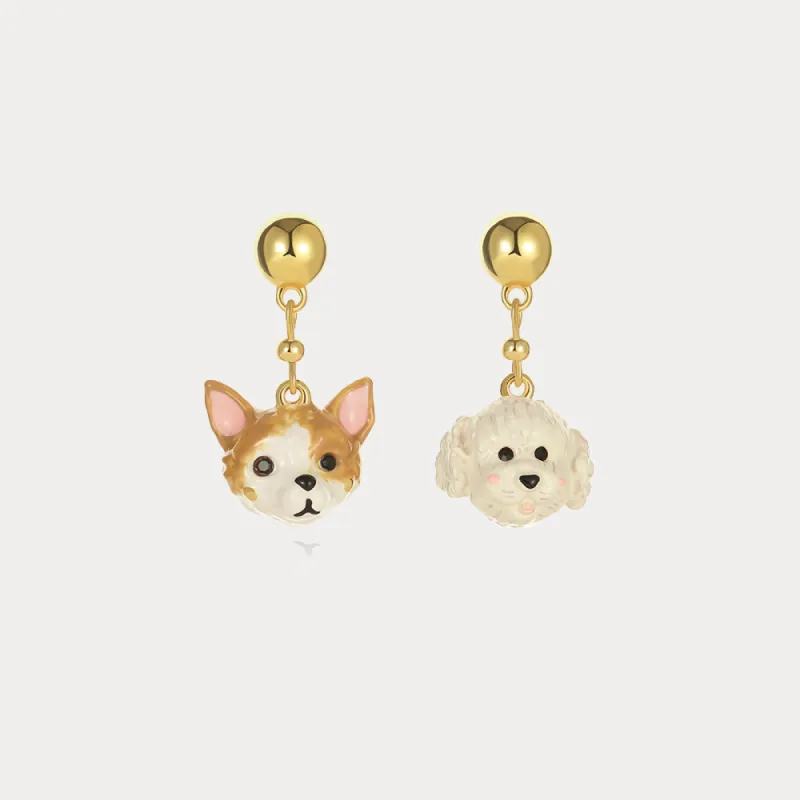 Puppy&Kitten Earrings sold by Selenichast