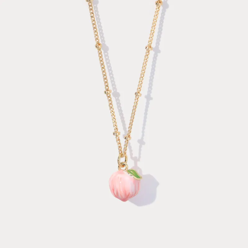 Peach Necklace sold by Selenichast