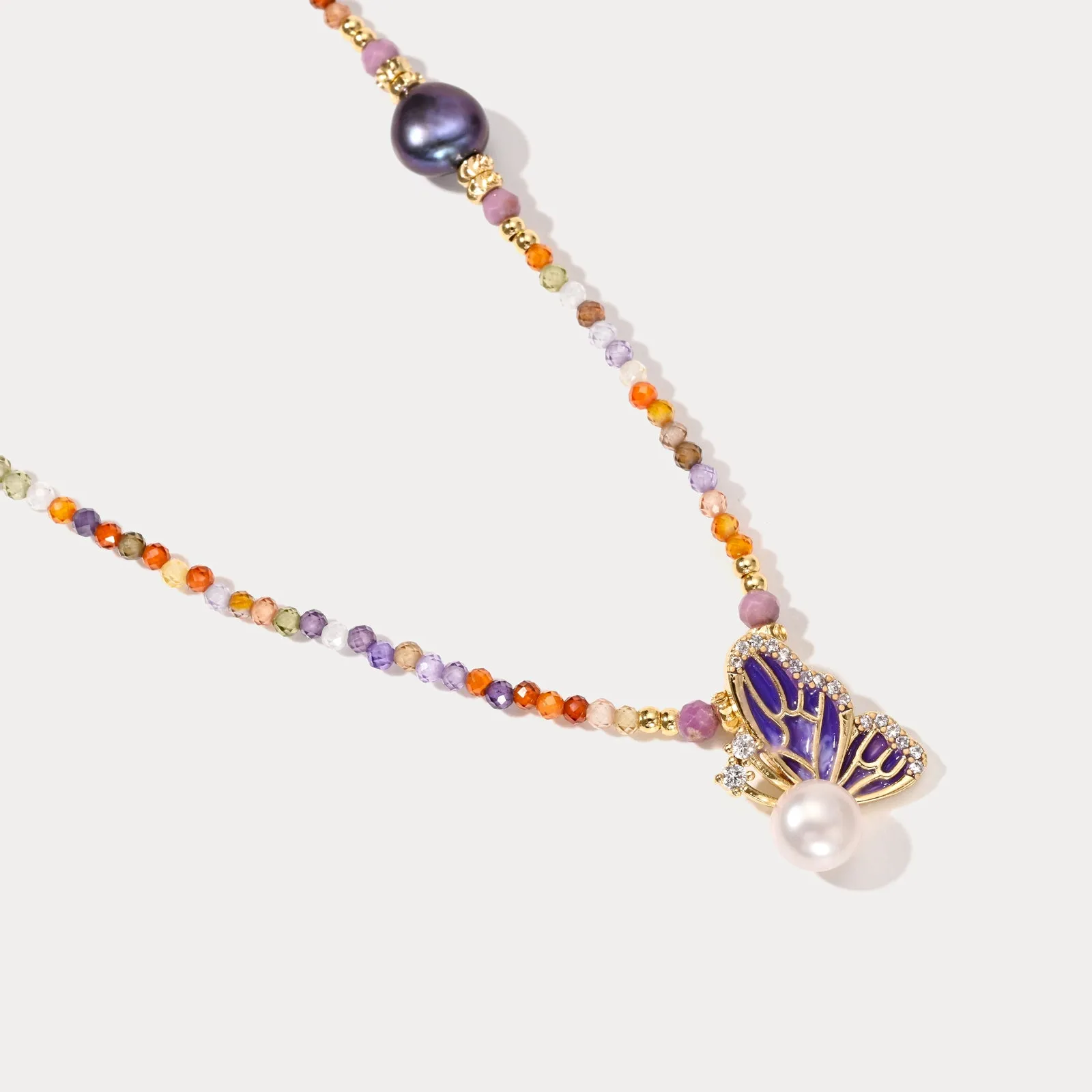 Butterfly Beads Necklace sold by Selenichast product image thumbnail 4