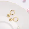 Blue Eyes Sun-Shape Drop Hoops Earrings sold by Selenichast