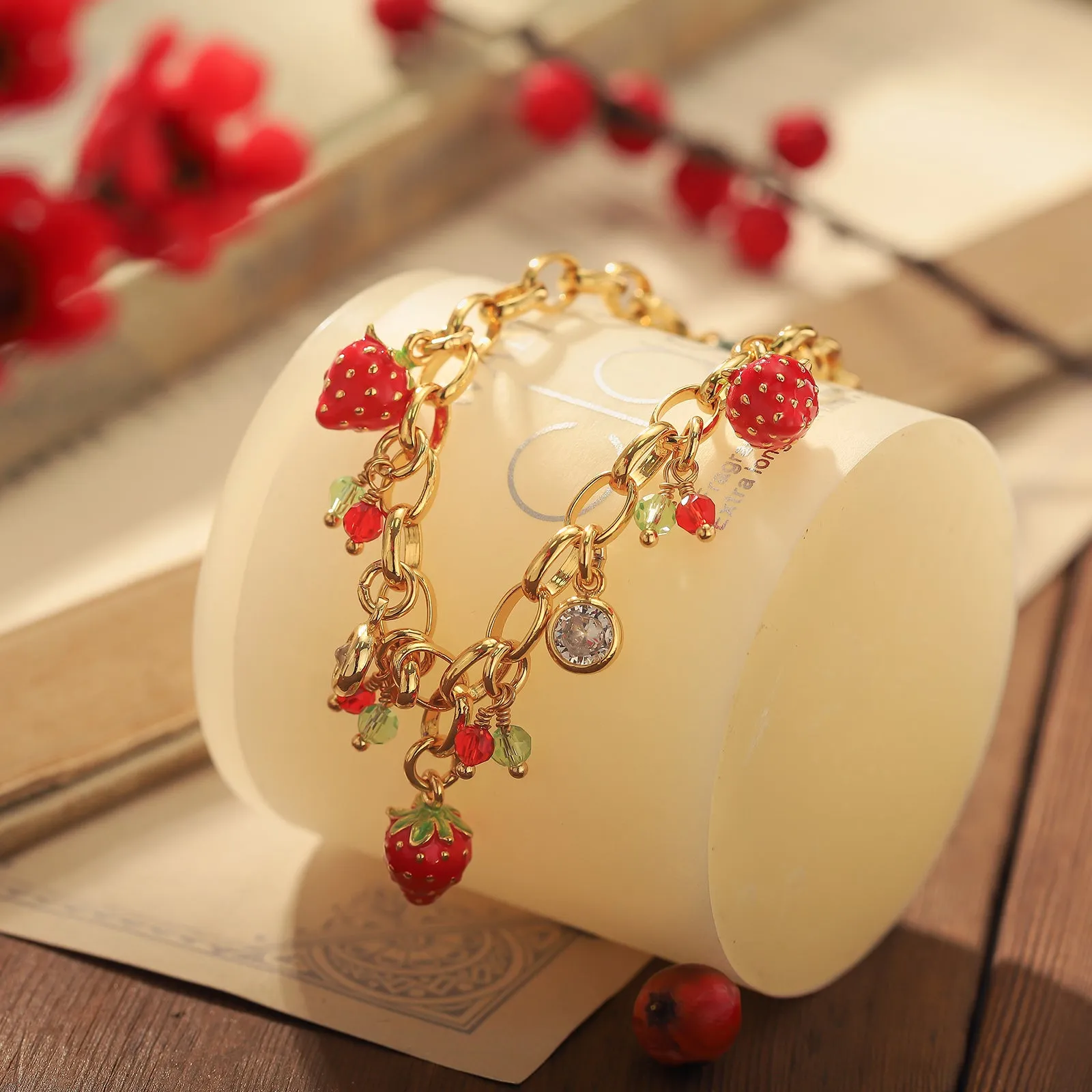 Strawberry Bracelet sold by Selenichast product image thumbnail 5