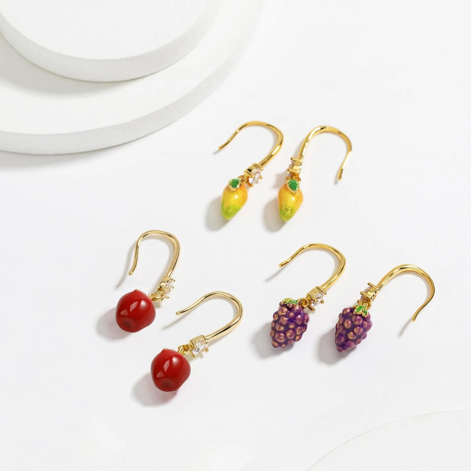 Apple Earrings sold by Selenichast product image thumbnail 5
