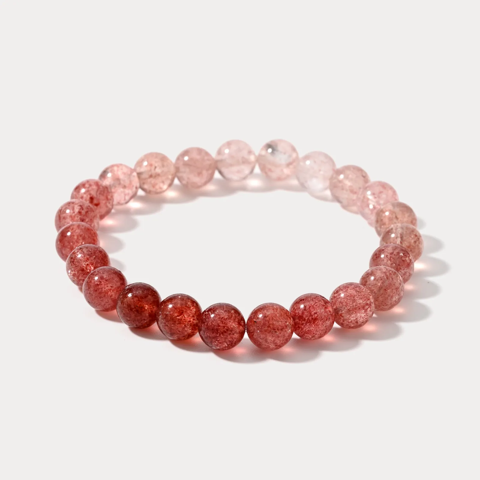 Natural Strawberry Quartz Bracelet sold by Selenichast product image thumbnail 4