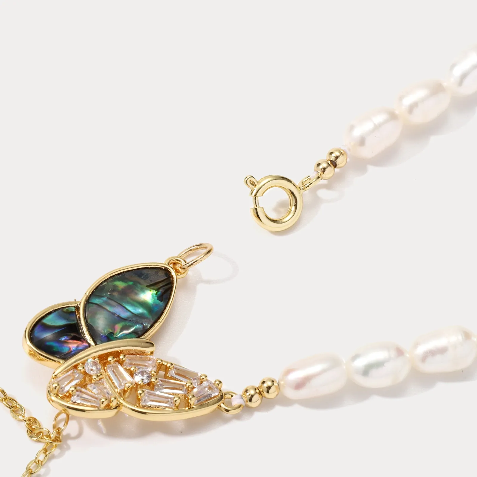 Butterfly Pearl Necklace sold by Selenichast product image thumbnail 2