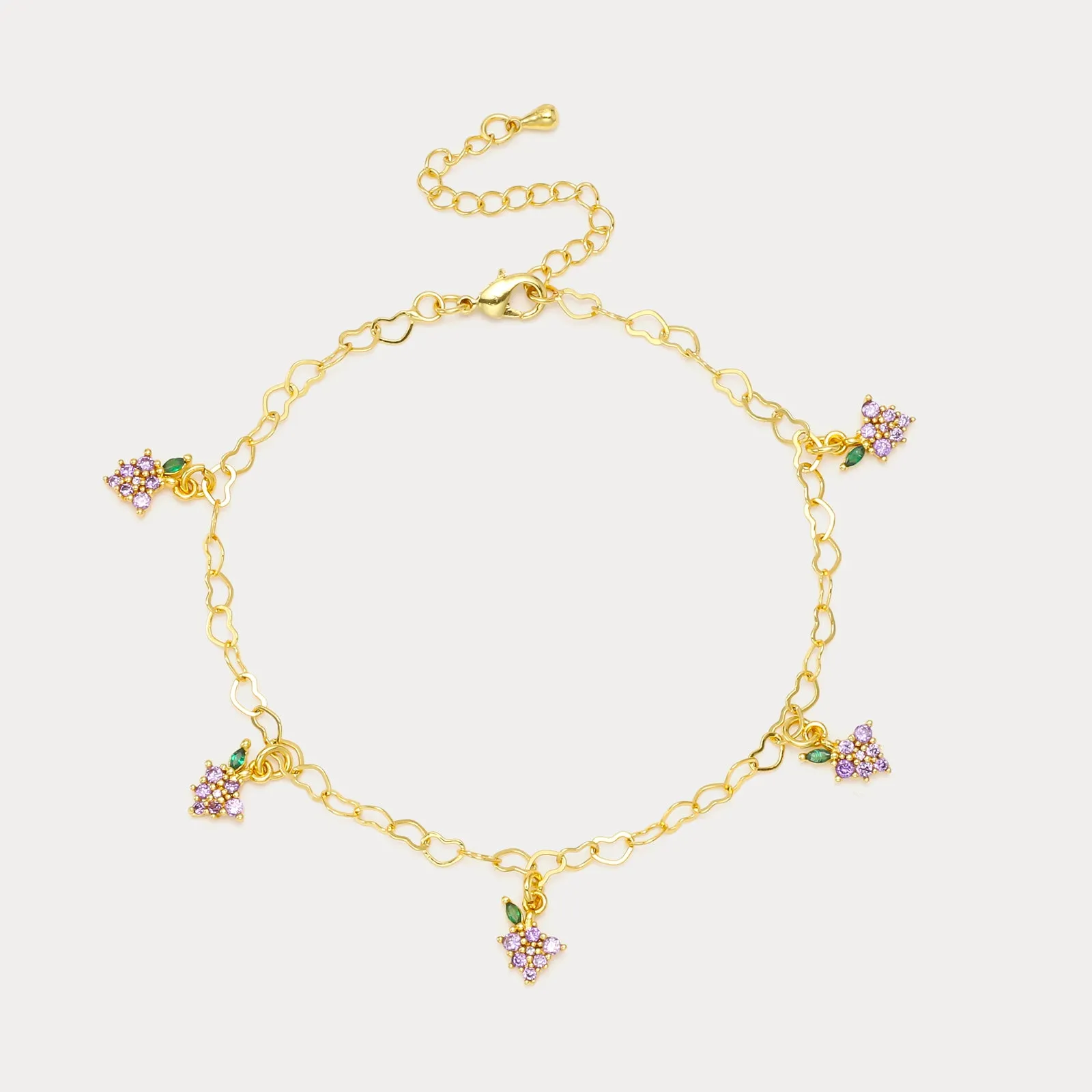 Grape Anklet sold by Selenichast