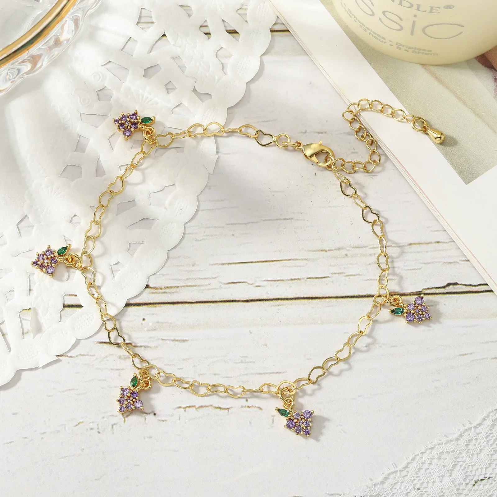 Grape Anklet sold by Selenichast product image thumbnail 2