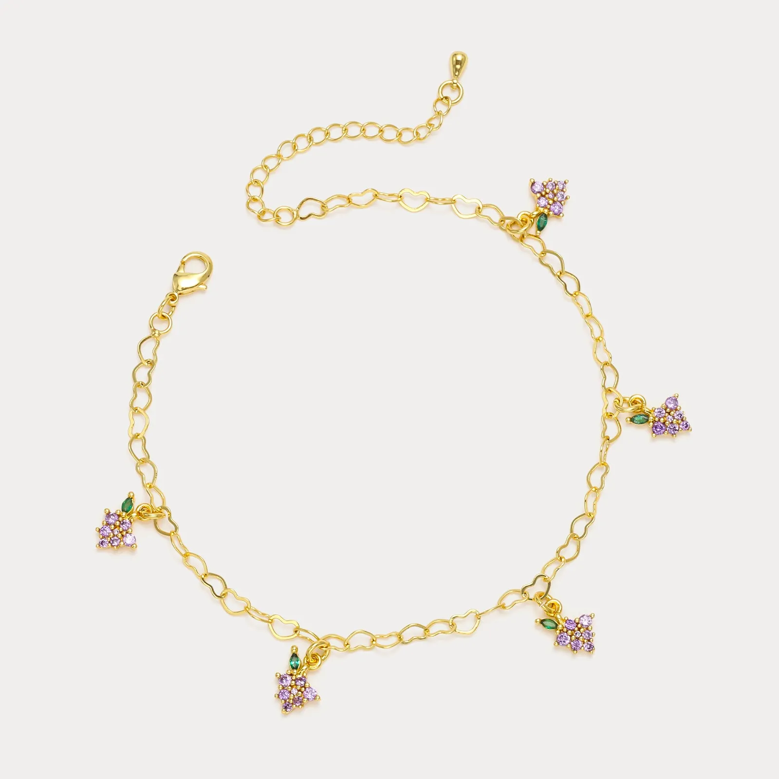 Grape Anklet sold by Selenichast product image thumbnail 5