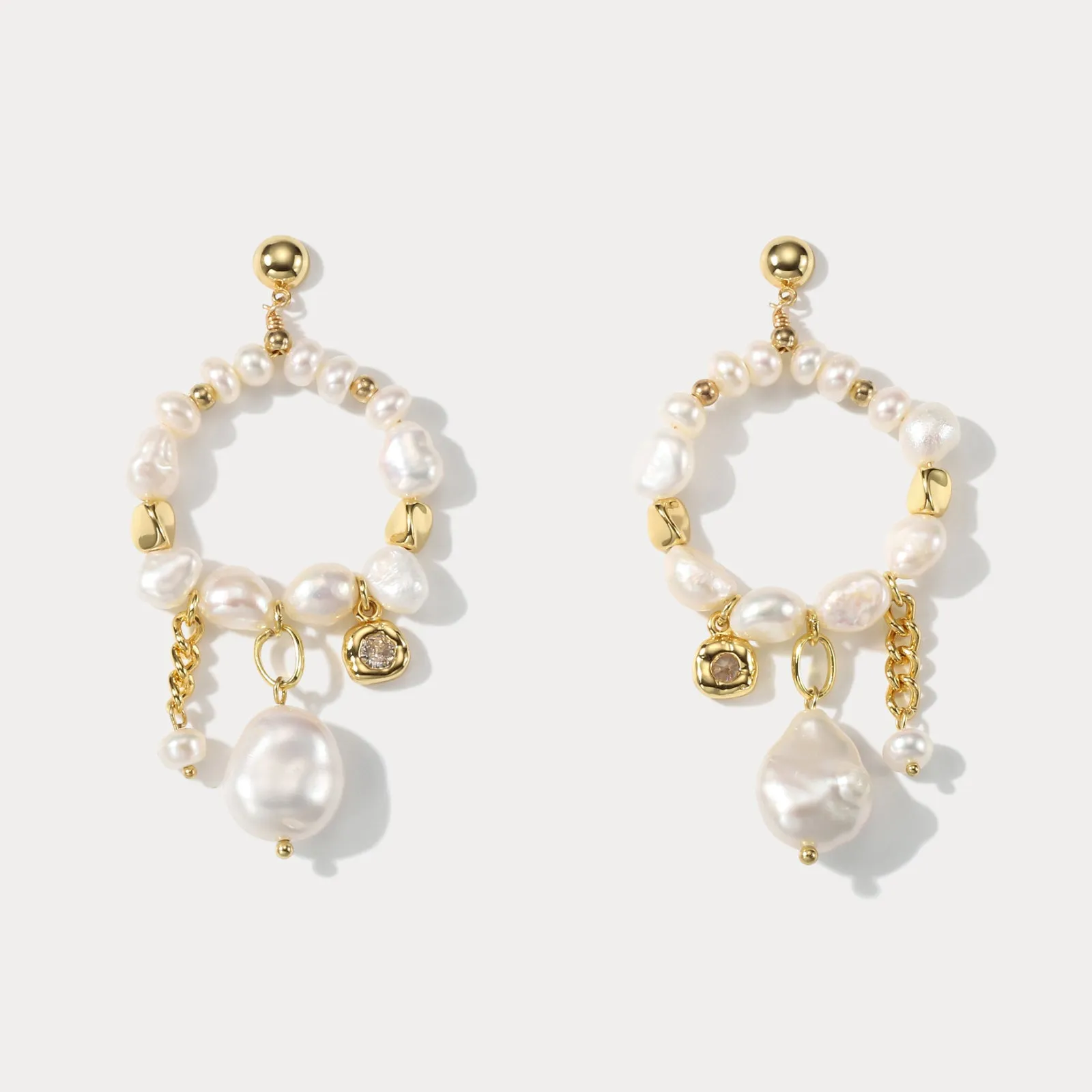 Pearl Hollow Earrings sold by Selenichast