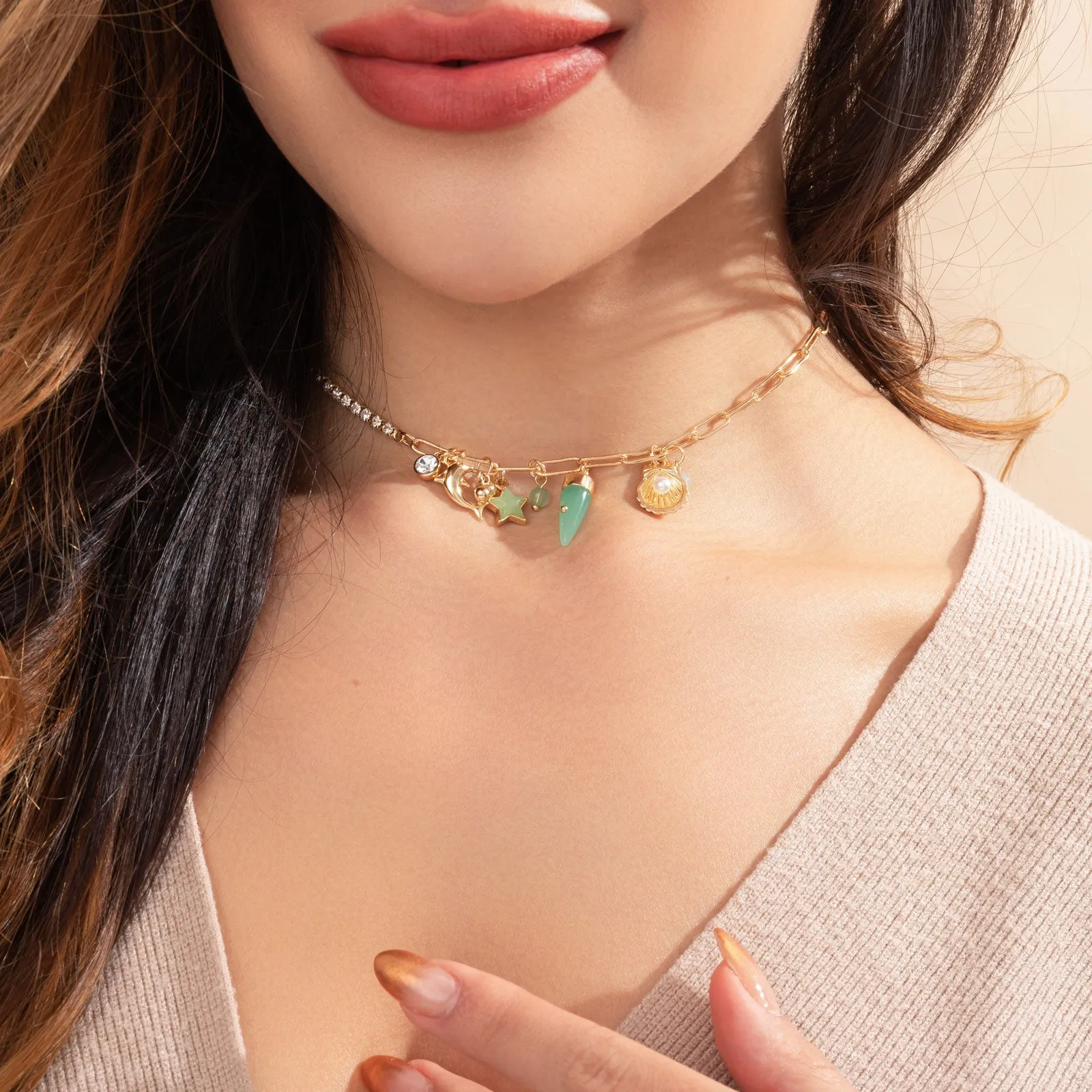 Summer Ocean Necklace sold by Selenichast product image thumbnail 4