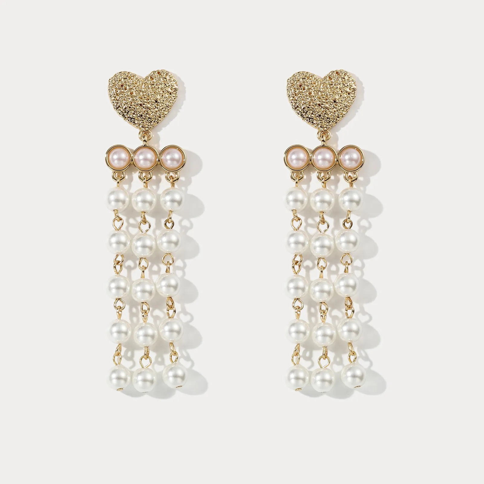 Pearl Tassel Earrings sold by Selenichast