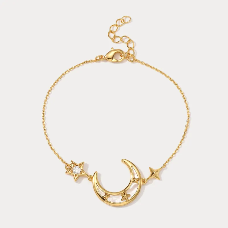Crescent North Star Bracelet sold by Selenichast