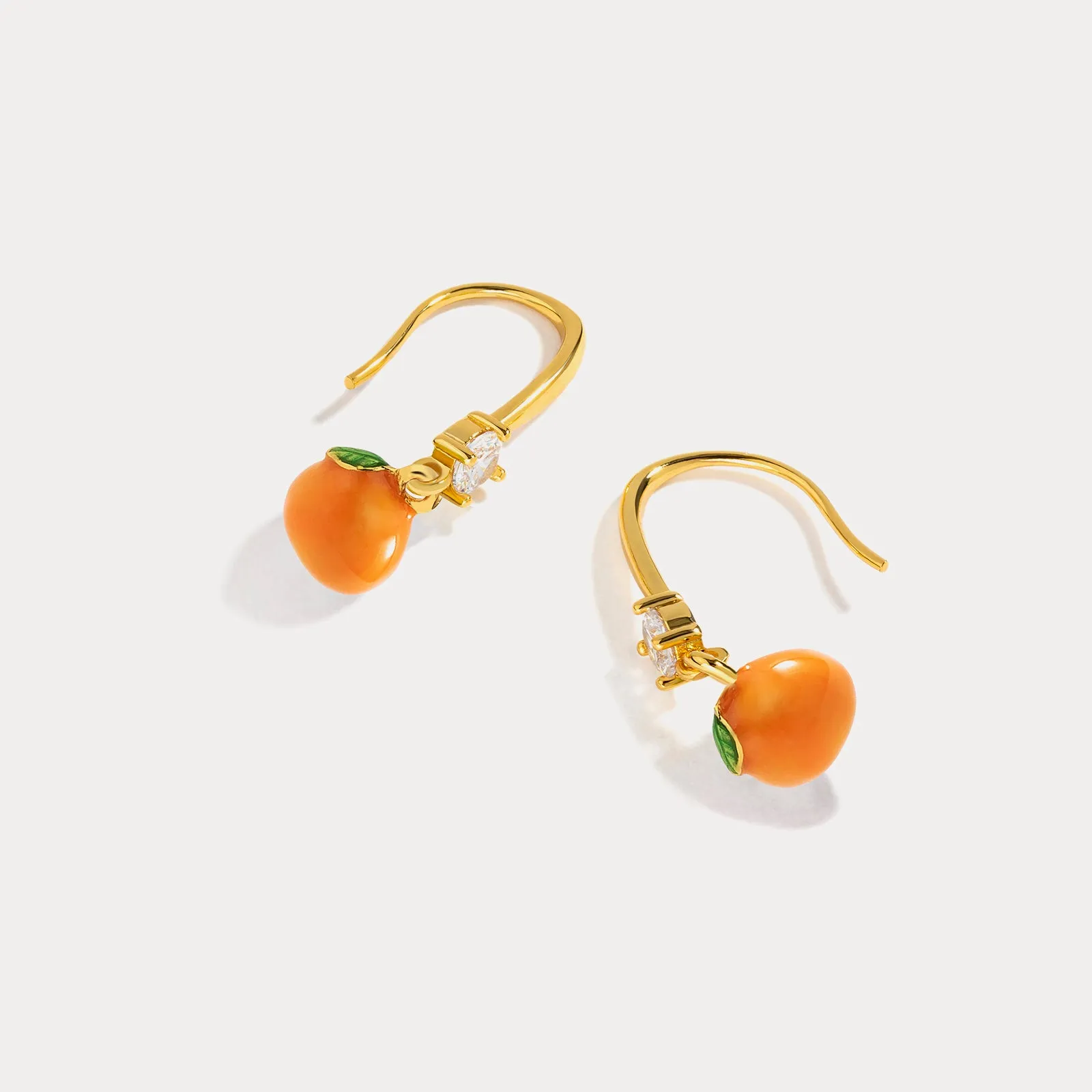 Orange Earrings sold by Selenichast product image thumbnail 4