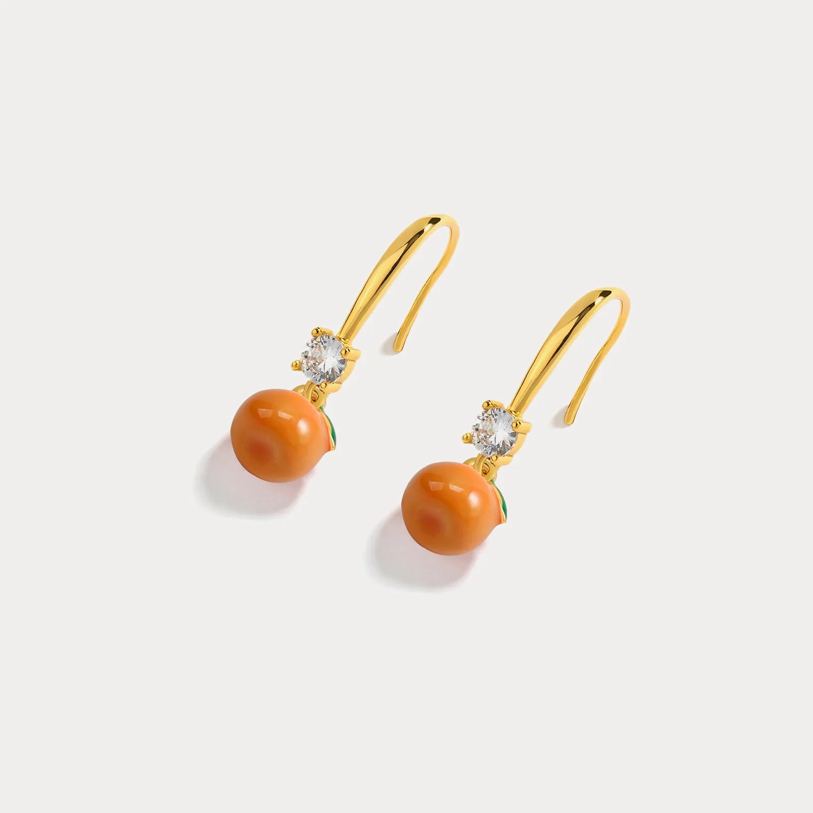 Orange Earrings sold by Selenichast product image thumbnail 3
