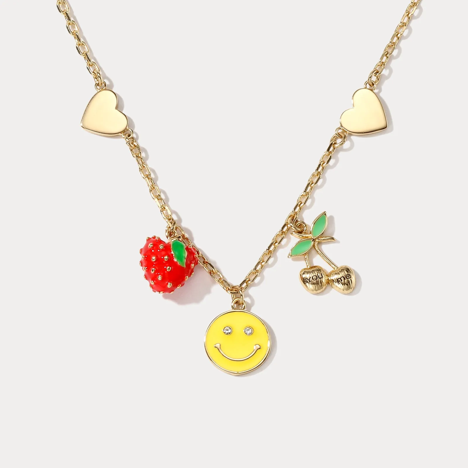 Strawberry Necklace sold by Selenichast
