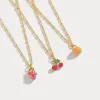 Fruit Enamel Necklace sold by Selenichast