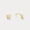 Dream Catching Butterfly Pearl Earrings sold by Selenichast