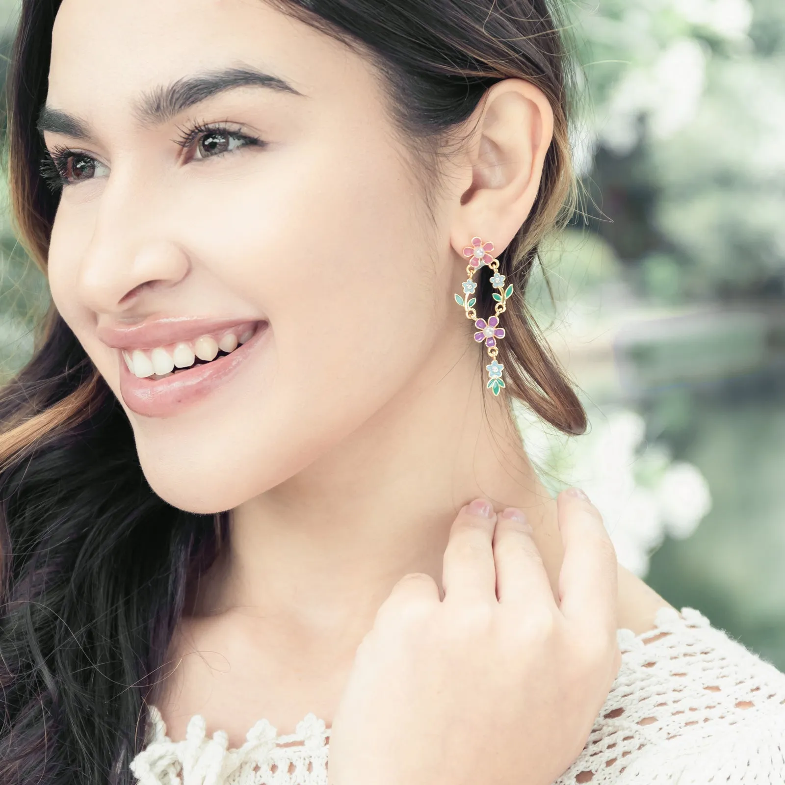 Blossom Earrings sold by Selenichast product image thumbnail 3