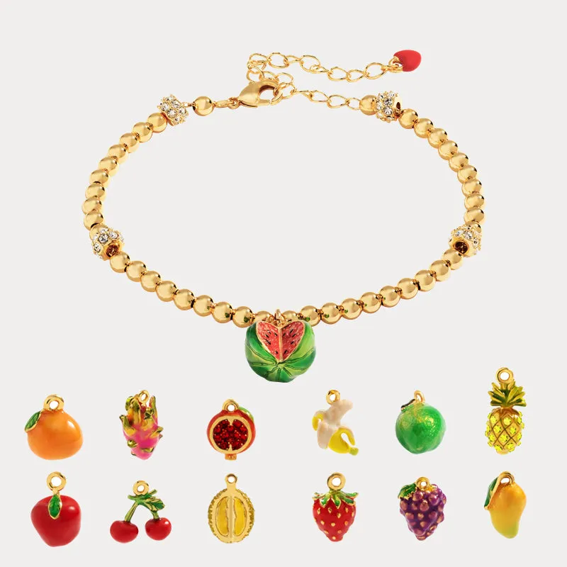Fruit Enamel Bracelet sold by Selenichast