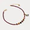 Butterfly Garnet Anklet sold by Selenichast