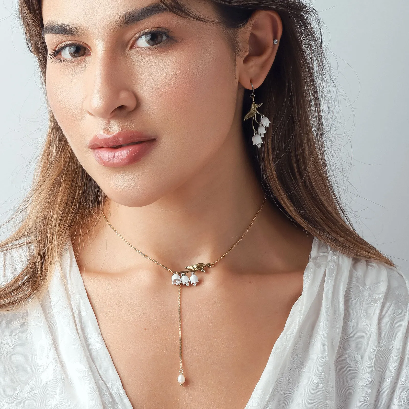 Lily Of The Valley Earrings sold by Selenichast product image thumbnail 4