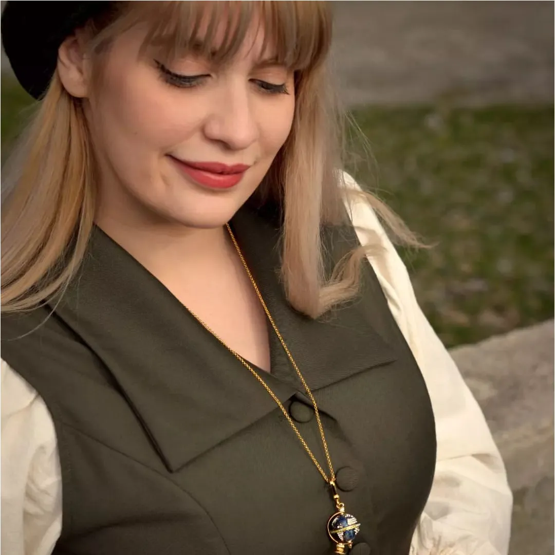 Globe Pendant Necklace sold by Selenichast product image thumbnail 4