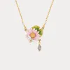 Lotus Dragonfly Necklace sold by Selenichast