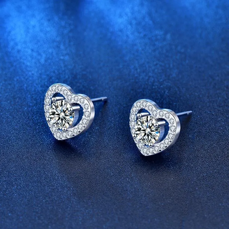 Love Diamond Stud Earrings sold by Selenichast product image thumbnail 5