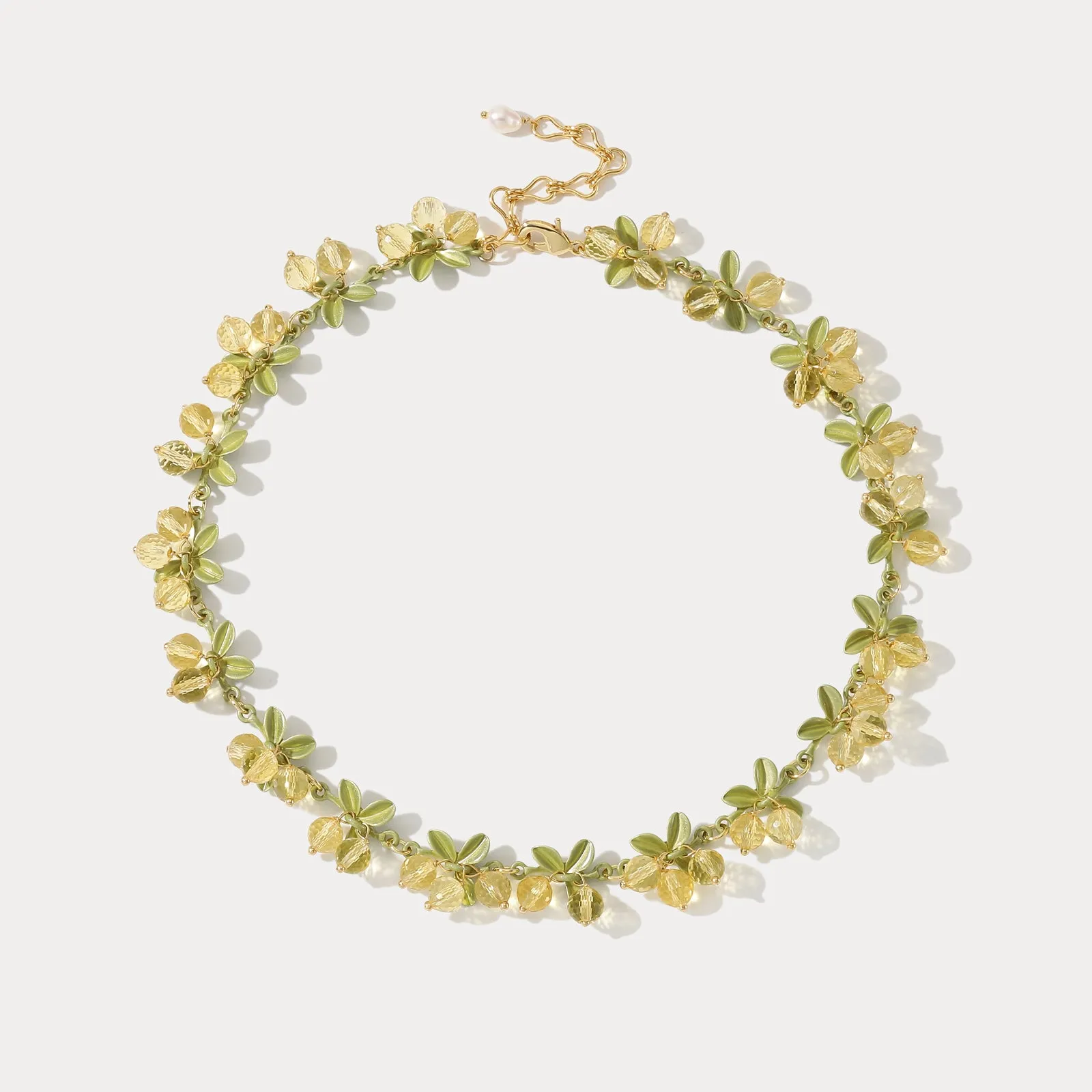 White Currant Necklace sold by Selenichast product image thumbnail 3