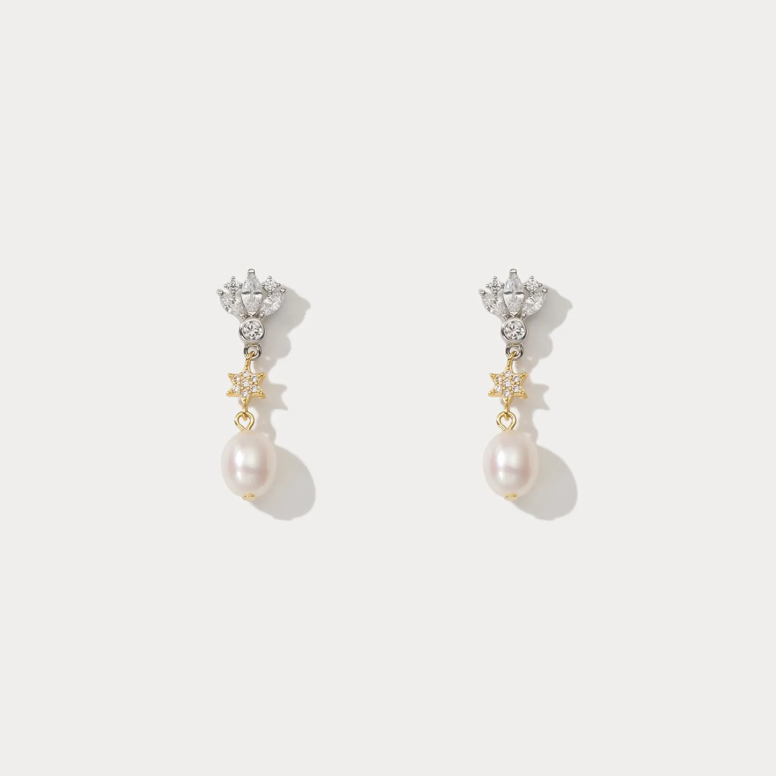 Pearl Star Earrings sold by Selenichast product image thumbnail 4