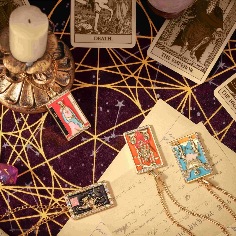 Tarot Card Necklace sold by Selenichast