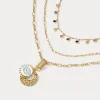 Evil Eye Layered Necklace sold by Selenichast