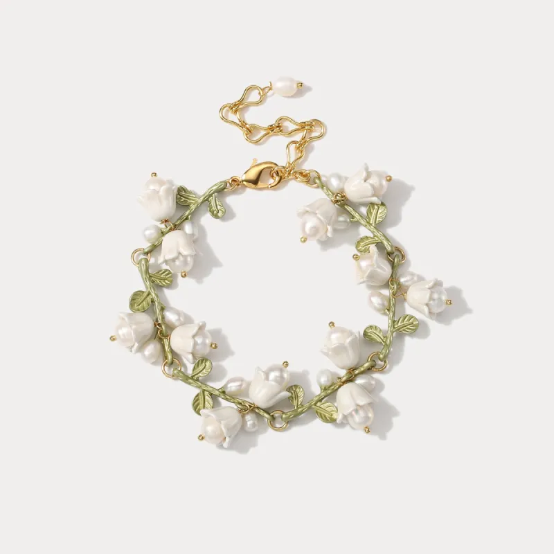 Lily Of The Valley Bracelet sold by Selenichast