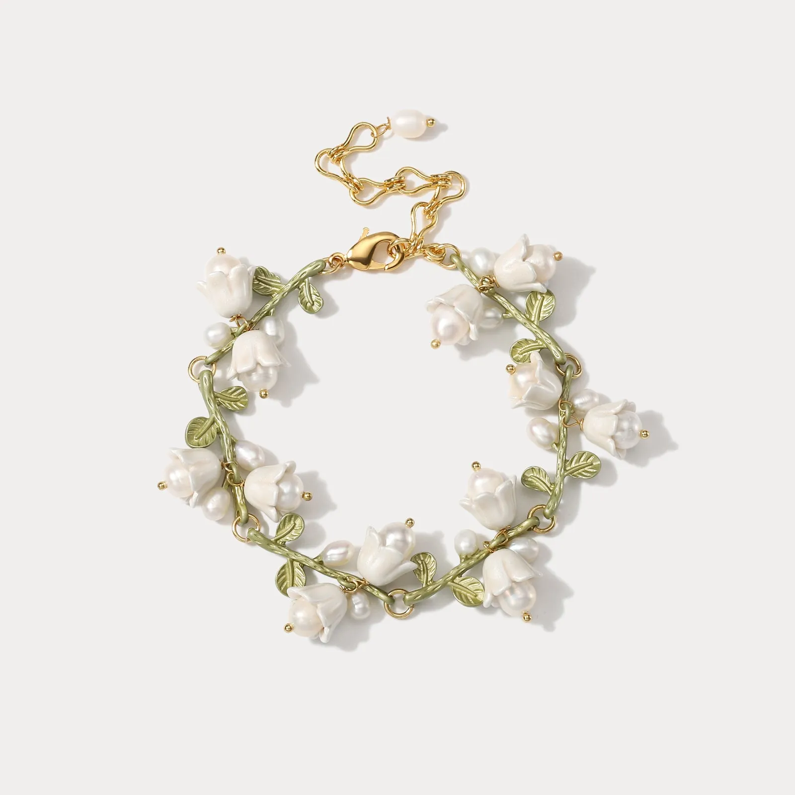 Lily Of The Valley Bracelet sold by Selenichast