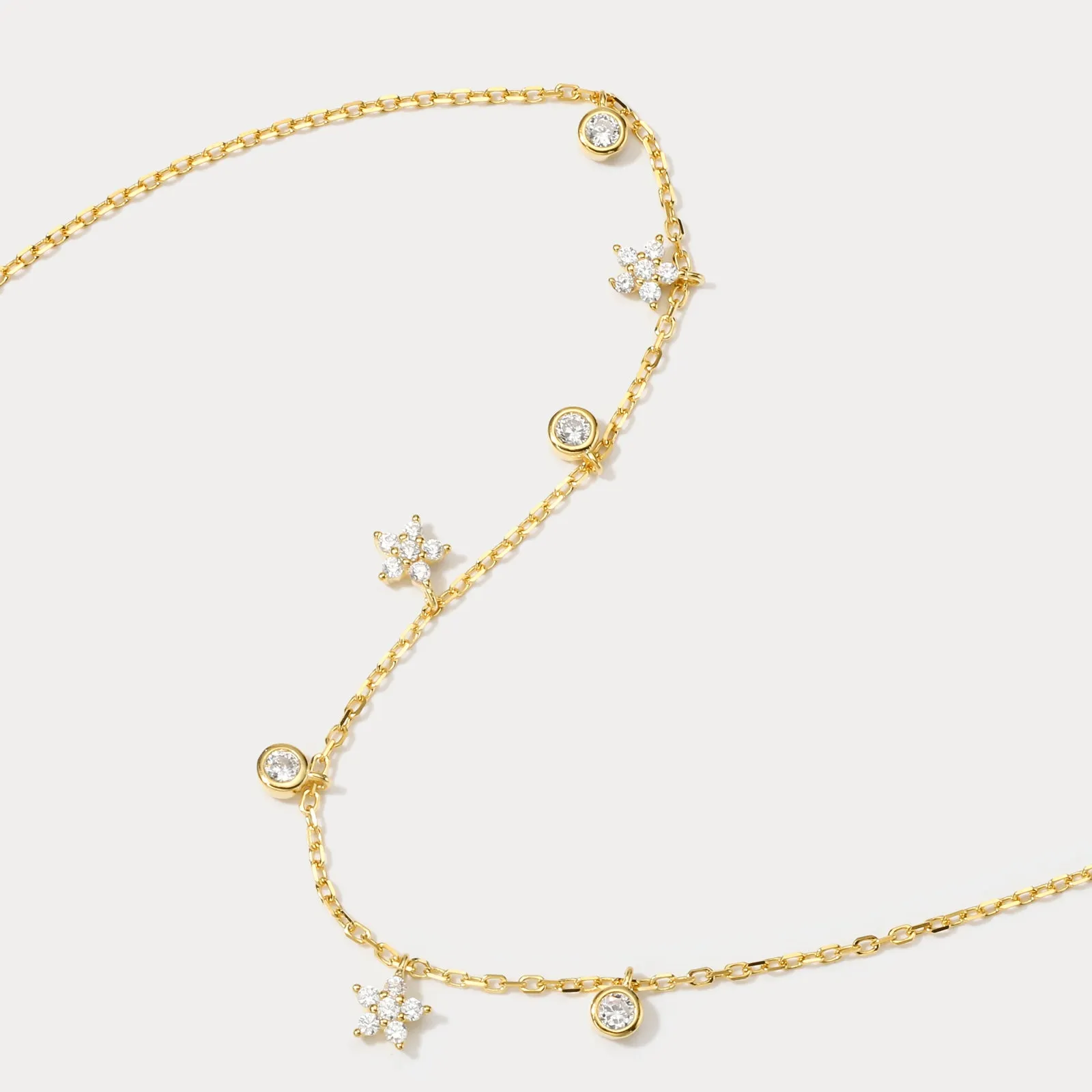 Sparkly Star Charm Anklet sold by Selenichast product image thumbnail 3