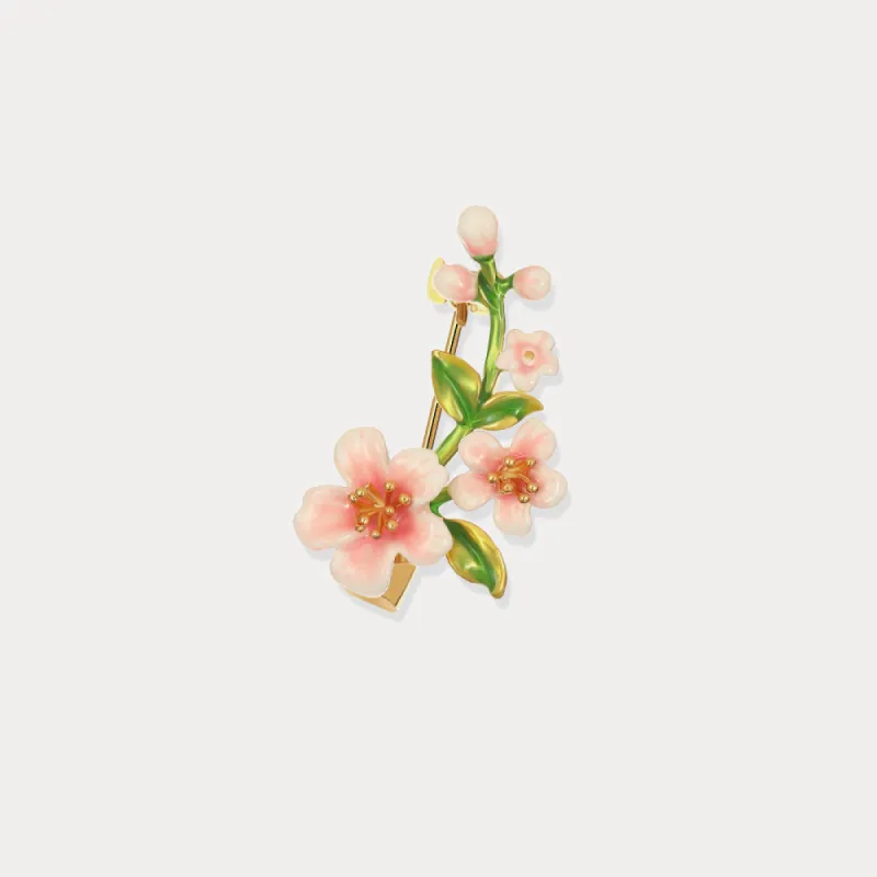 Peach Blossom Brooch sold by Selenichast