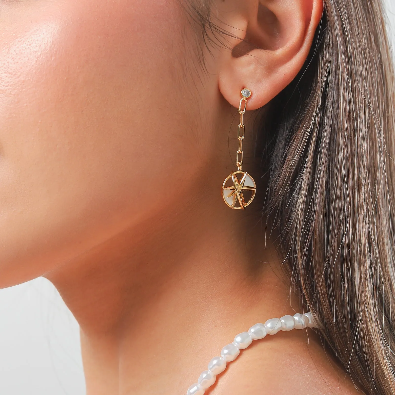 Sphere North Star Earrings sold by Selenichast product image thumbnail 2