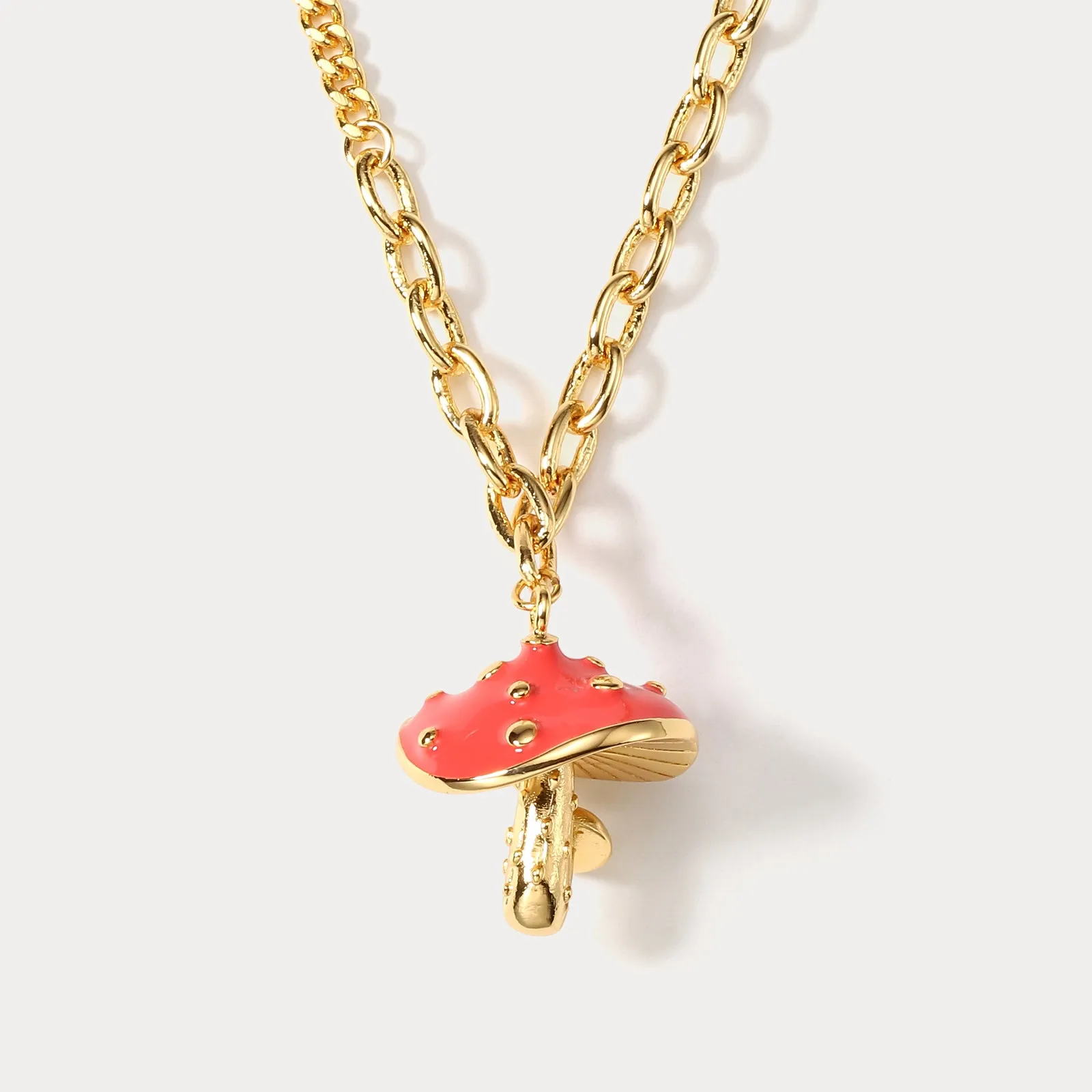Mushroom Necklace sold by Selenichast