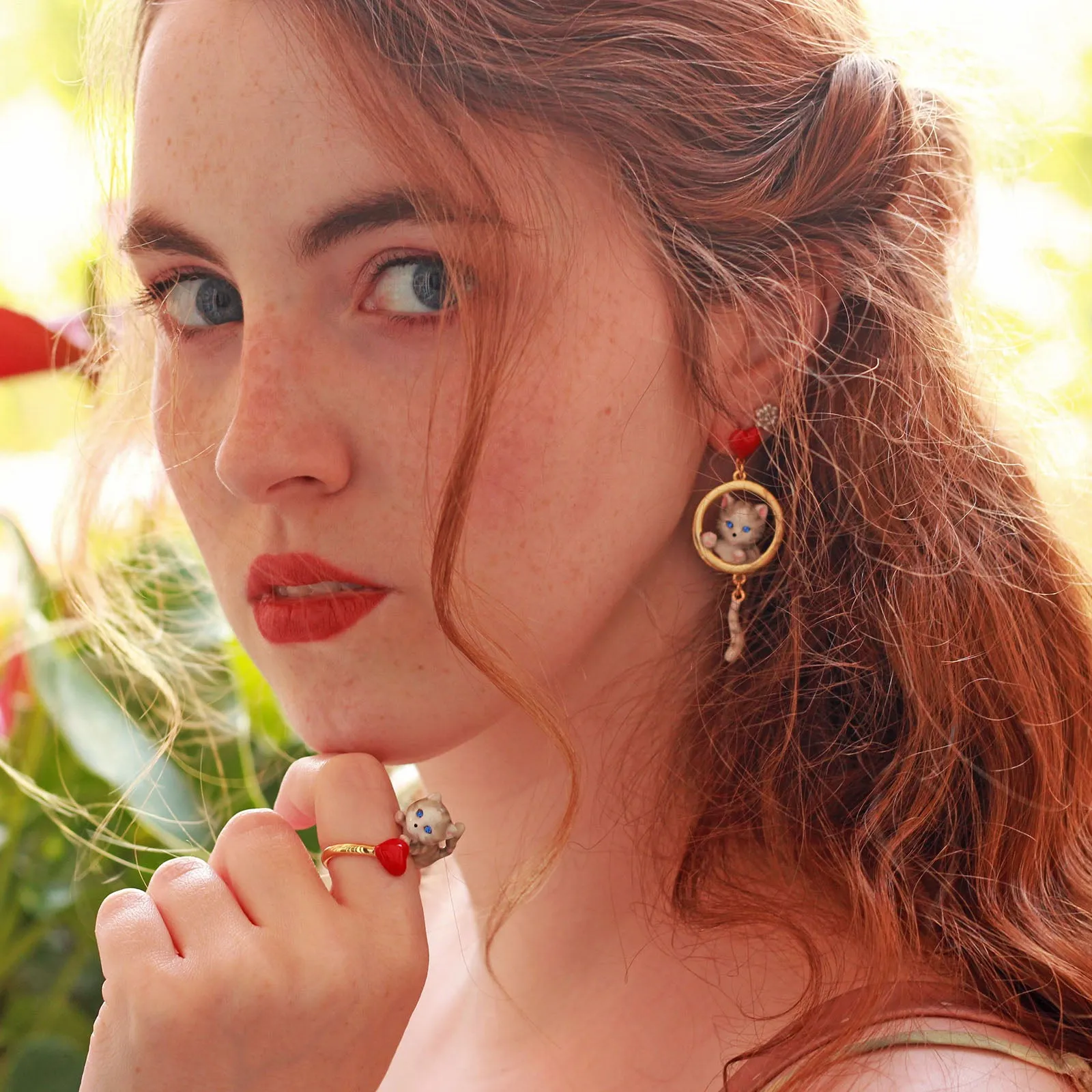 American Shorthair Cat Earrings sold by Selenichast product image thumbnail 2