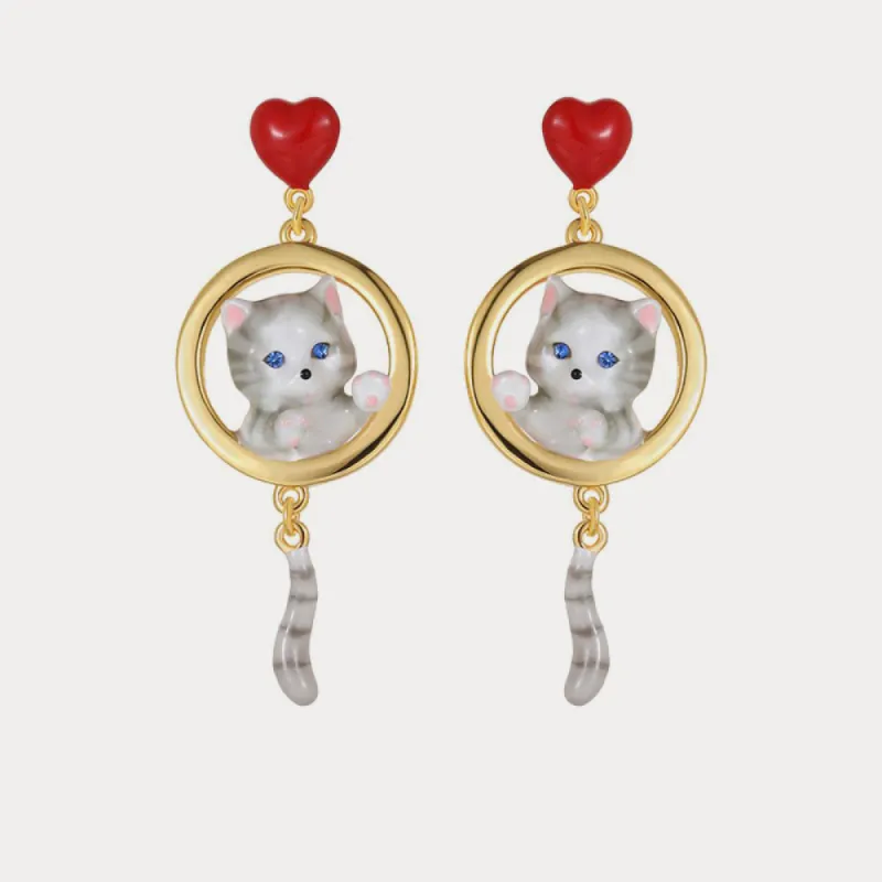 American Shorthair Cat Earrings sold by Selenichast